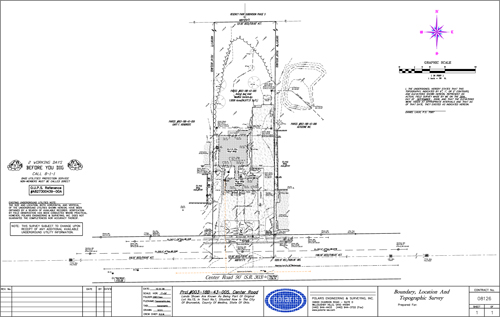 polaris engineering surveying topographic surveys topo survey