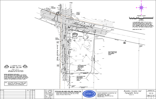 polaris engineering surveying topographic surveys topo survey